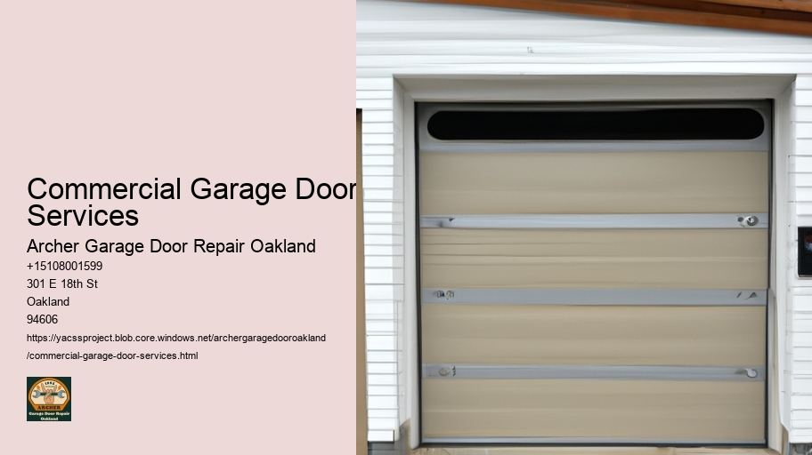 Commercial Garage Door Services