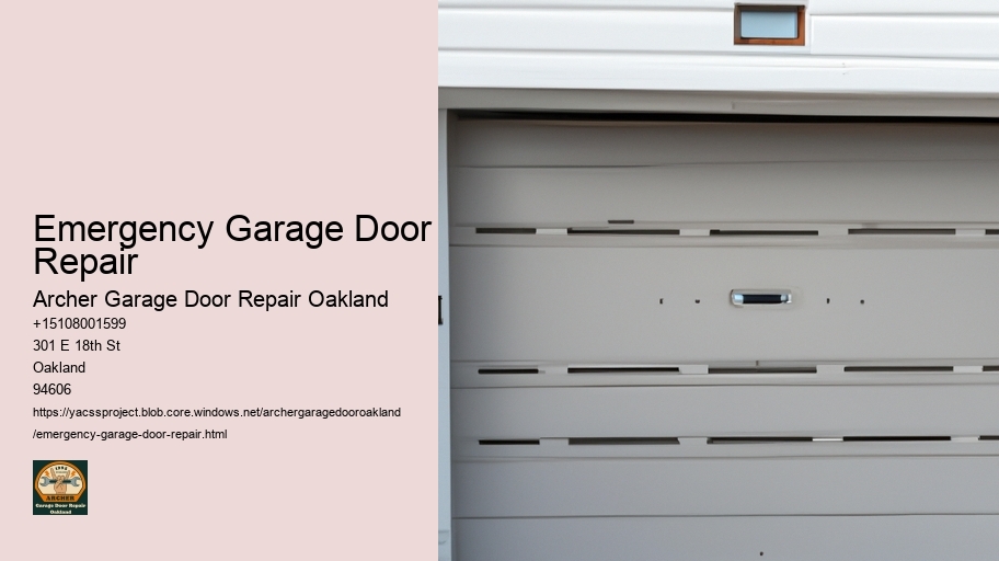 Emergency Garage Door Repair