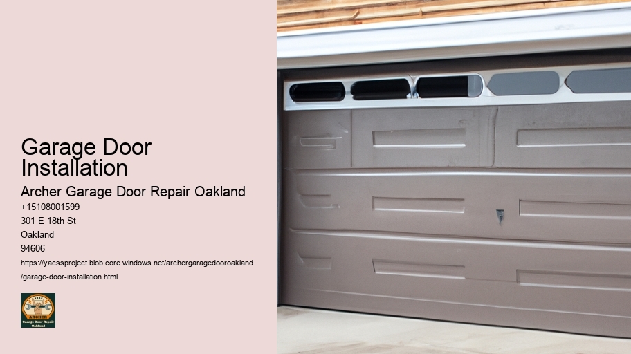 Garage Door Installation