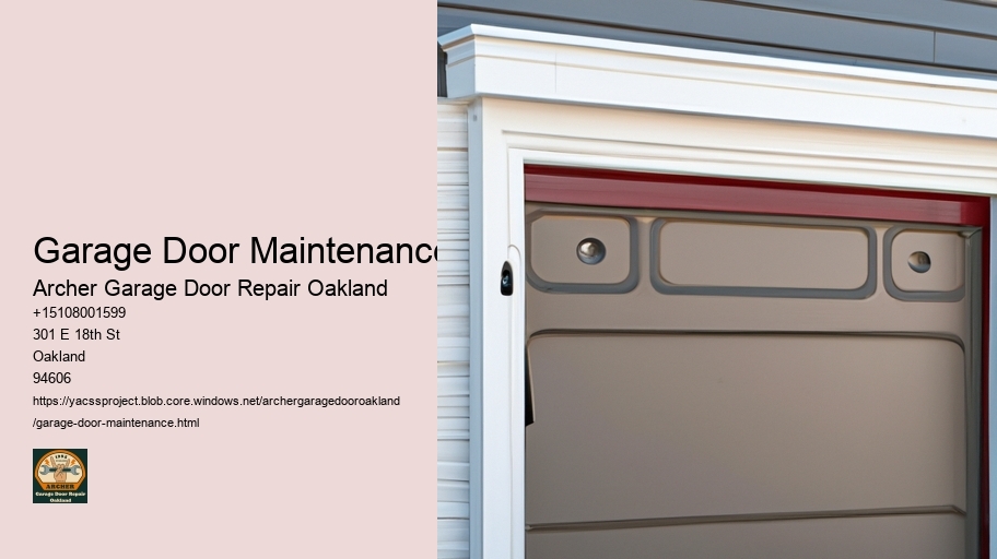 Garage Door Maintenance