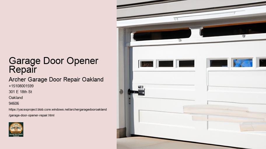 Garage Door Opener Repair