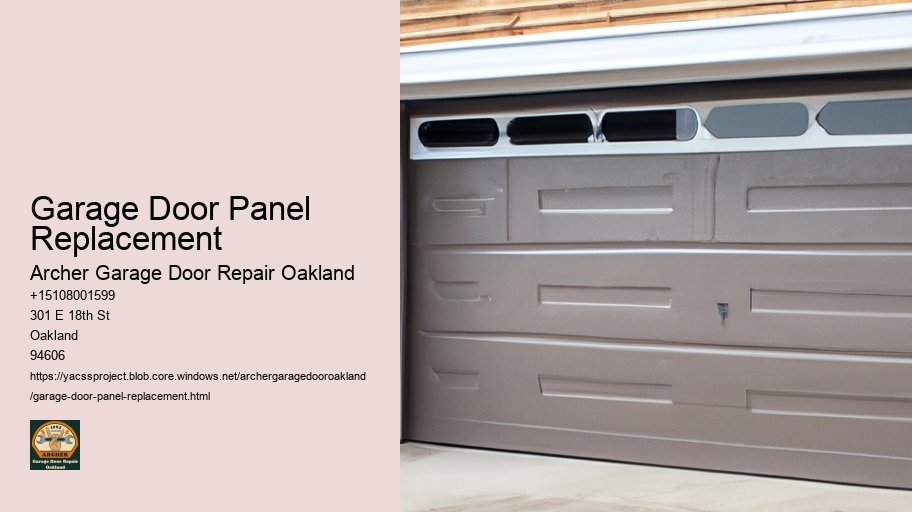 Garage Door Panel Replacement