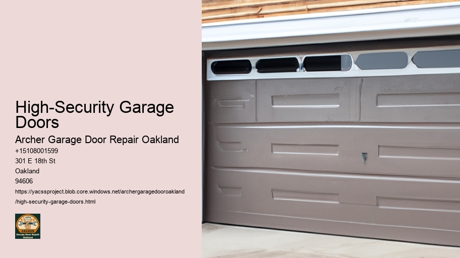 High-Security Garage Doors