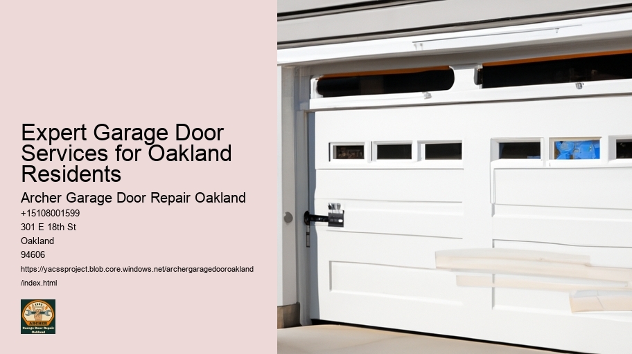 Expert Garage Door Services for Oakland Residents